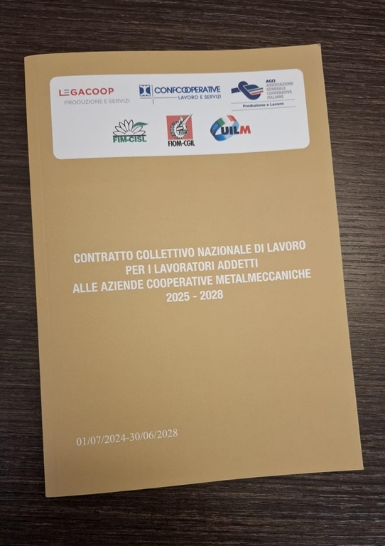 Metalmeccaniche cooperative: al CNEL presentato il CCNL 2025-2028 e il volume con quasi vent’anni di rinnovi contrattuali
